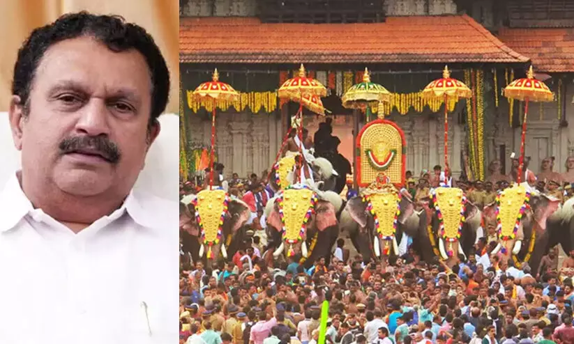 K Muraleedharan, Thrissur Pooram K Muraleedharan, Thrissur Pooram