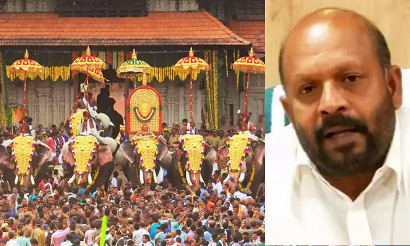 V S Sunil Kumar, Thrissur Pooram