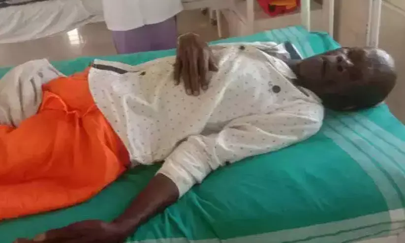Dalit elderly man beaten up