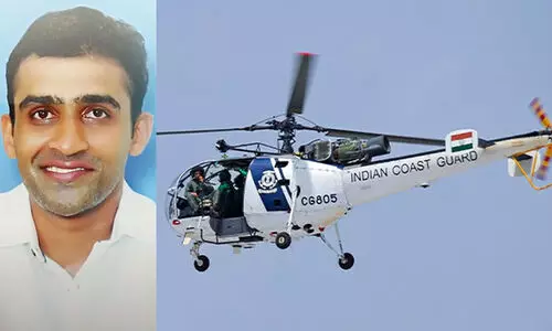 Indian Coast Guard helicopter crash-Vipin Babu