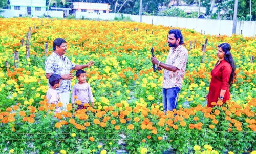 Sunil in garden