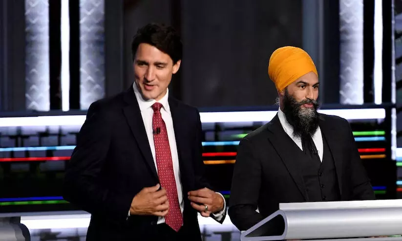 ജസ്റ്റിൻ ട്രൂഡോക്ക് തിരിച്ചടി; പിന്തുണ പിൻവലിച്ച് സഖ്യകക്ഷി ജസ്റ്റിൻ ട്രൂഡോക്ക് തിരിച്ചടി; പിന്തുണ പിൻവലിച്ച് സഖ്യകക്ഷി