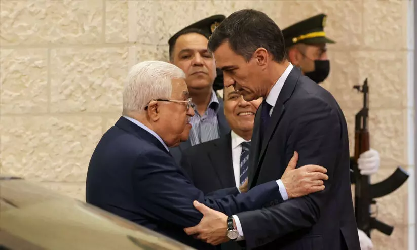 ഫലസ്തീനുമായുള്ള ആദ്യ ഉച്ചകോടി ഈ വർഷം നടത്തും; നിരവധി കരാറുകളിൽ ഒപ്പിടുമെന്ന് സ്പെയിൻ ഫലസ്തീനുമായുള്ള ആദ്യ ഉച്ചകോടി ഈ വർഷം നടത്തും; നിരവധി കരാറുകളിൽ ഒപ്പിടുമെന്ന് സ്പെയിൻ