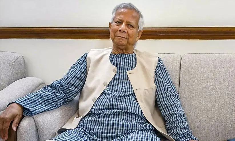 ബംഗ്ലാദേശ് കൈമാറാൻ ആവശ്യപ്പെടുന്നത് വരെ ശൈഖ് ഹസീന നിശബ്ദത പാലിക്കണം - മുഹമ്മദ് യൂനുസ് ബംഗ്ലാദേശ് കൈമാറാൻ ആവശ്യപ്പെടുന്നത് വരെ ശൈഖ് ഹസീന നിശബ്ദത പാലിക്കണം - മുഹമ്മദ് യൂനുസ്