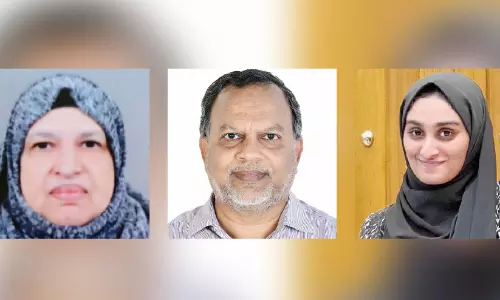 കെ.​വി. സു​ബൈ​ദ, ഇ.​കെ. സ​ലീം, റു​സ്ബി ബ​ഷീ​ർ