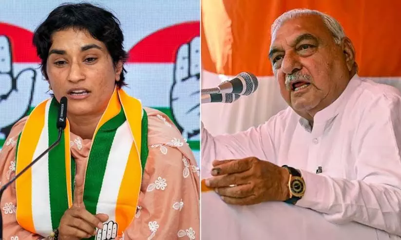 വിനേഷ് ഫോഗട്ട് ജുലാനയിൽ മത്സരിക്കും; ഹരിയാനയിൽ 31 സ്ഥാനാർഥികളെ പ്രഖ്യാപിച്ച് കോൺഗ്രസ്