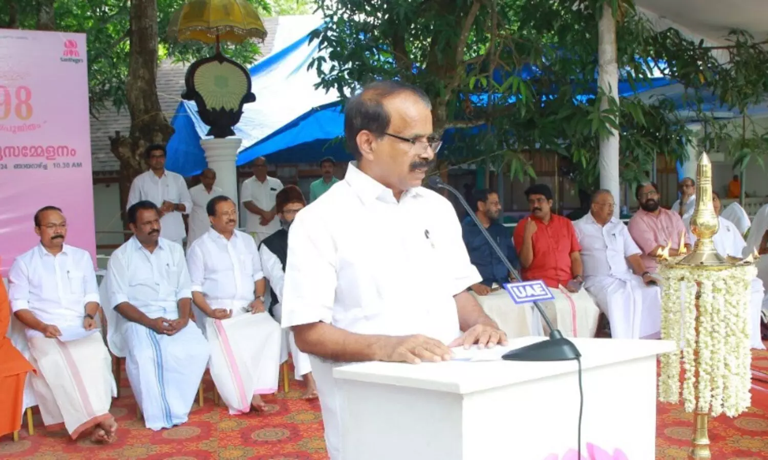 ശാന്തിഗിരി ആശ്രമം മാതൃകാപരമായ സ്ഥാപനം- ജോര്‍ജ് കുര്യന്‍