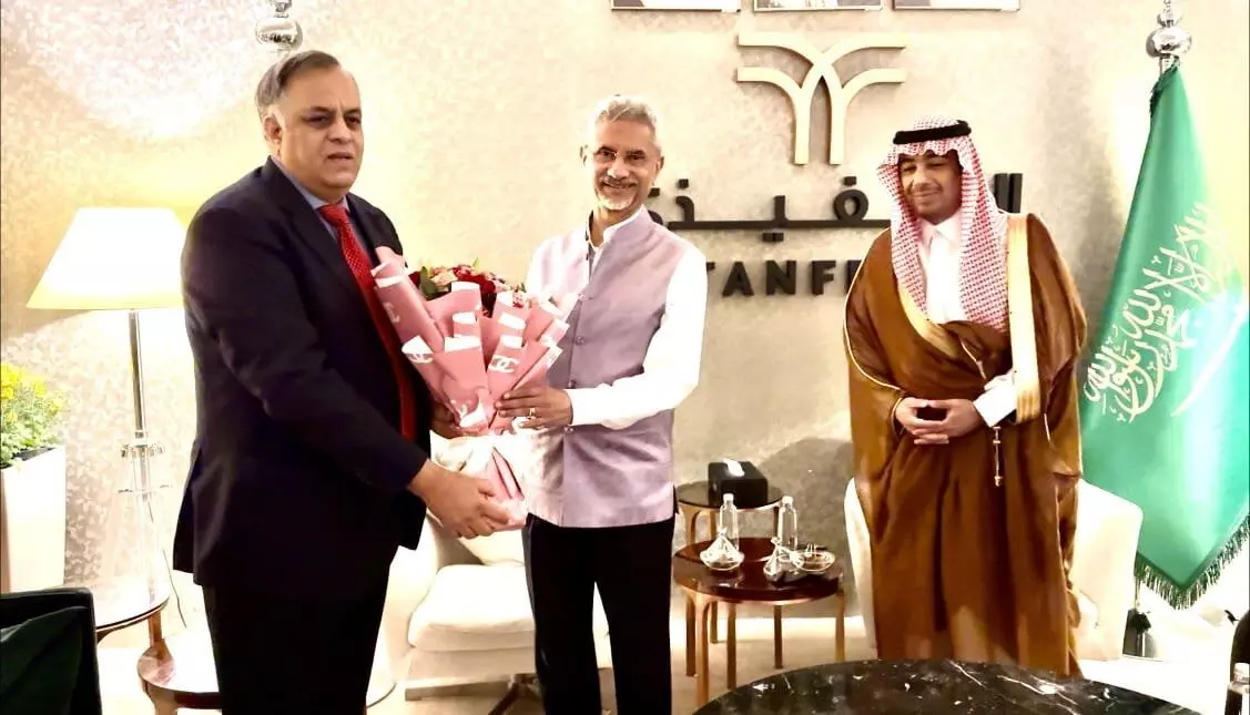 ഇന്ത്യൻ വിദേശകാര്യമന്ത്രി എസ്​. ജയശങ്കർ റിയാദിൽ