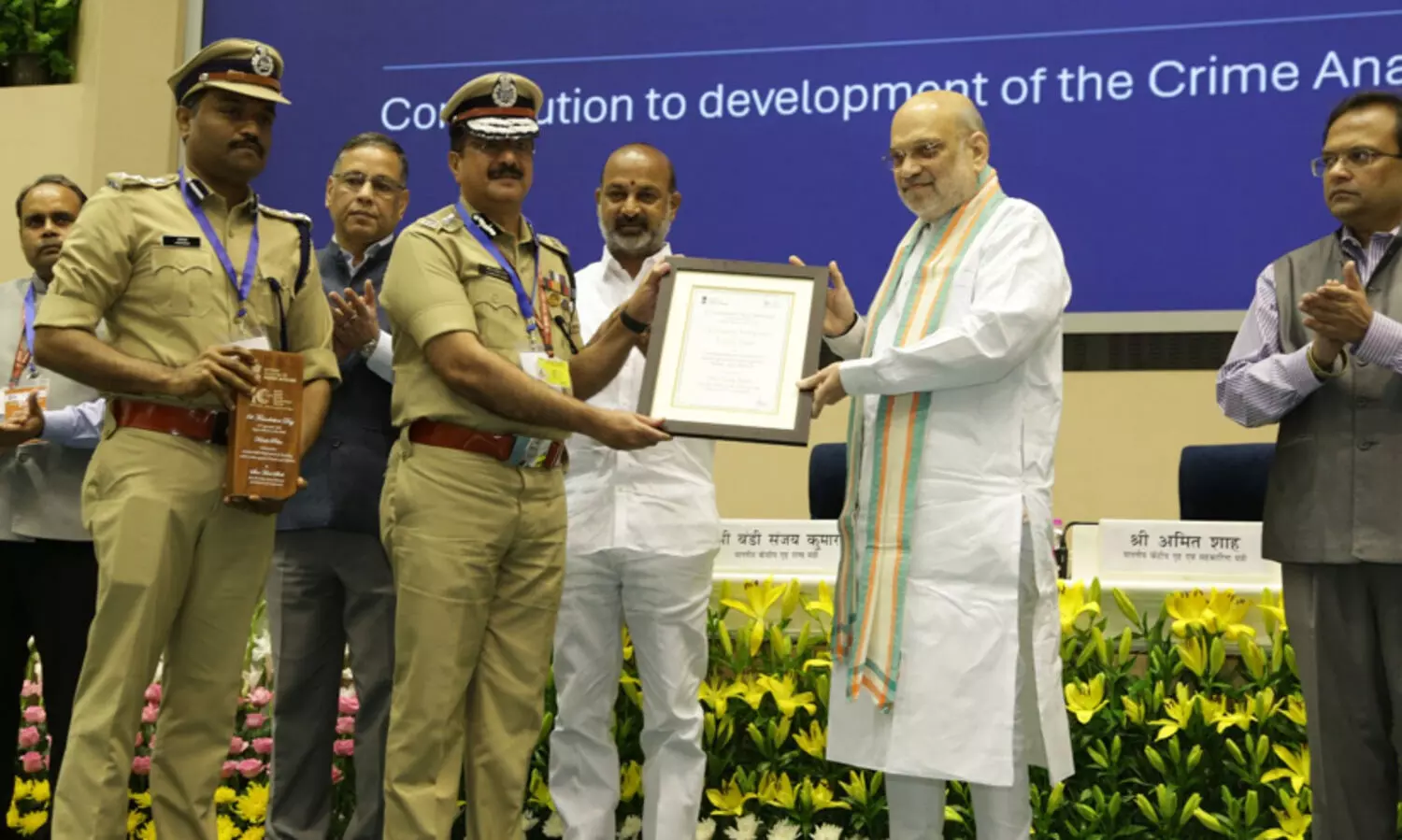 ഓൺലൈൻ അതിക്രമം തടയൽ: സംസ്ഥാന പൊലീസ് മേധാവി പുരസ്കാരം ഏറ്റുവാങ്ങി