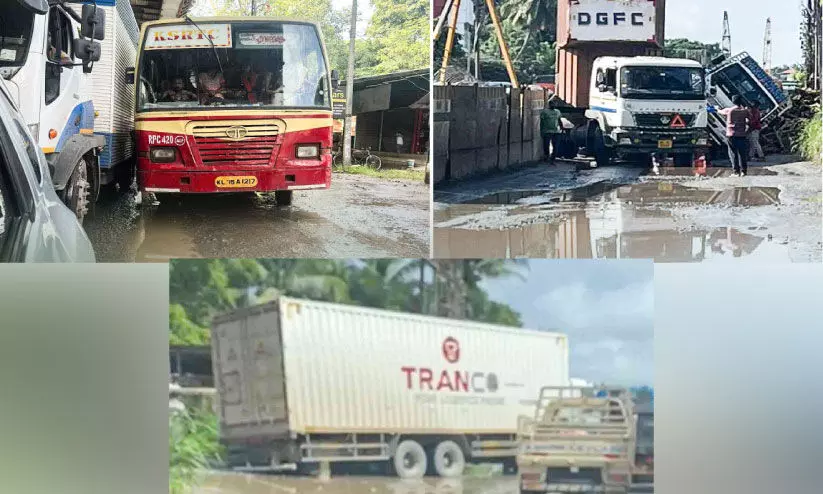 Accident in national highway Accident in national highway