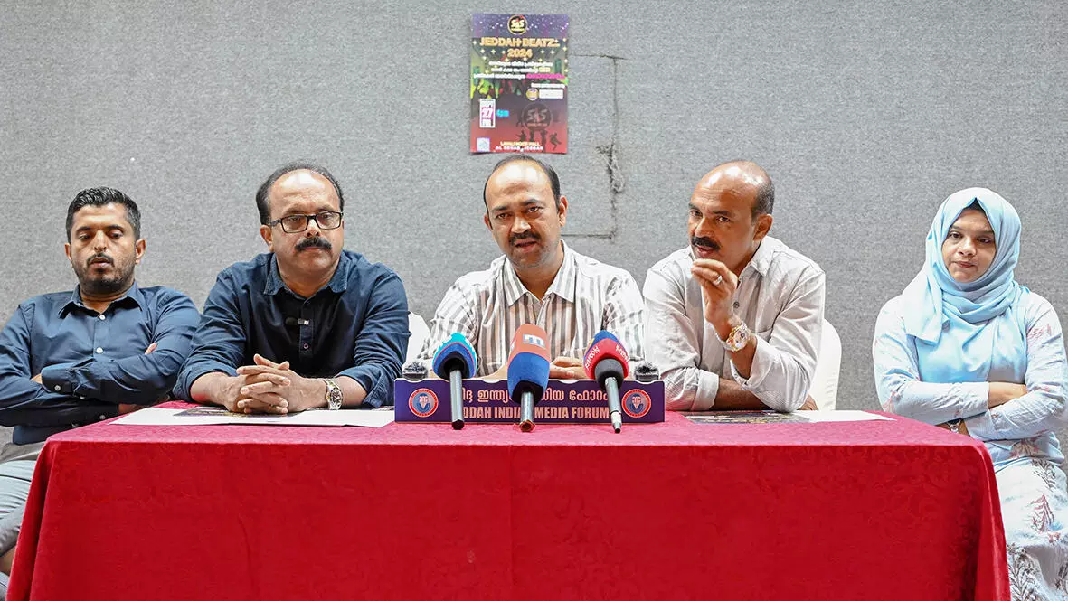 സൗദി കലാസംഘം രണ്ടാമത് മെഗാ ഷോ ജിദ്ദ ബീറ്റ്സ് 2024 സെപ്റ്റംബർ 27ന് സൗദി കലാസംഘം രണ്ടാമത് മെഗാ ഷോ ജിദ്ദ ബീറ്റ്സ് 2024 സെപ്റ്റംബർ 27ന്