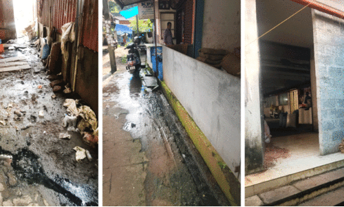 സെ​ൻ​ട്ര​ൽ മാ​ർ​ക്ക​റ്റി​ൽ മ​ലി​ന​ജ​ലം ക​ട​ക​ളി​ലേ​ക്ക്; കോ​ർ​പ​റേ​ഷ​നി​ൽ പ​രാ​തി ന​ൽ​കി​യി​ട്ടും ന​ട​പ​ടി​യി​ല്ലെ​ന്ന് ആരോ​പ​ണം