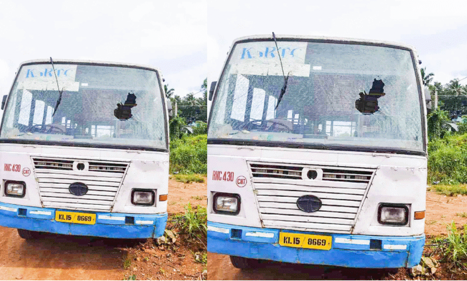 കെ.എസ്.ആർ.ടി.സി ബസ്​ എറിഞ്ഞുതകർത്തയാൾ പിടിയിൽ