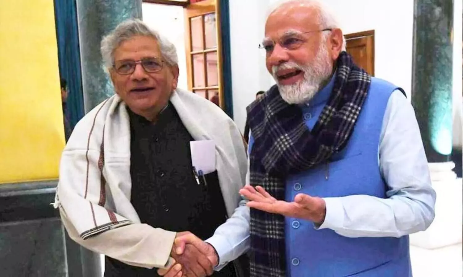 Sitaram Yechury, Narendra Modi