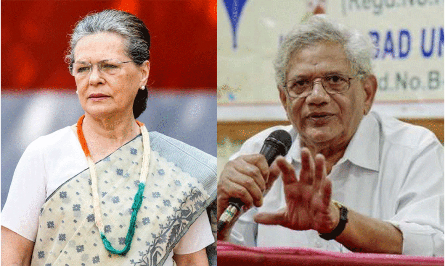 sonia gandhi, yechuri