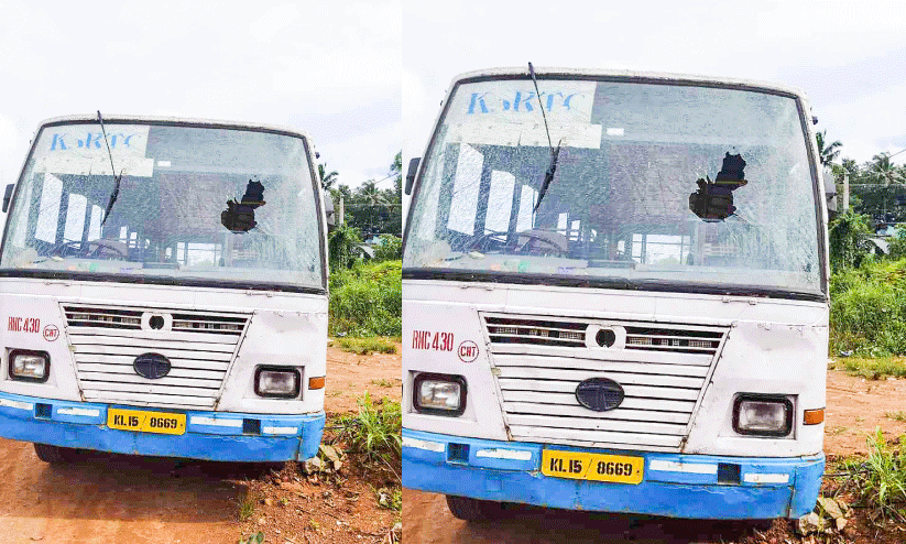 കെ.എസ്.ആർ.ടി.സി ബസ്​ എറിഞ്ഞുതകർത്തയാൾ പിടിയിൽ
