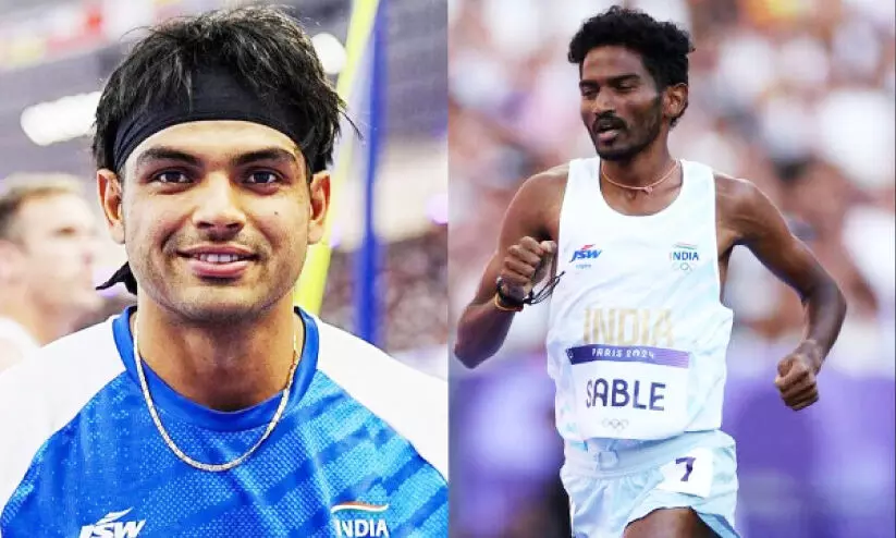 Neeraj Chopra and Avinash Sable Neeraj Chopra and Avinash Sable