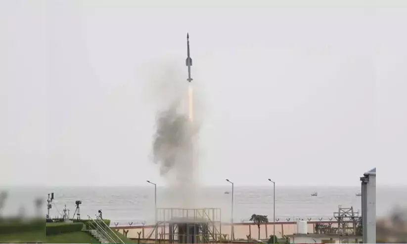 ഭൂതല-ആകാശ മിസൈൽ പരീക്ഷണം വിജയം