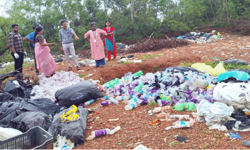 ഒ​ന്ന​ര​യേ​ക്ക​റി​ൽ ര​ഹ​സ്യ മാ​ലി​ന്യം ത​ള്ള​ൽ കേ​ന്ദ്രം; മു​ക്കാ​ൽ ല​ക്ഷം പി​ഴ