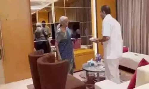 അന്നപൂർണ ഹോട്ടലുടമ ധനമന്ത്രിയോട് മാപ്പുപറയുന്ന വിഡിയോ പ്രചരിപ്പിച്ച ബി.ജെ.പി നേതാവ് പുറത്ത്