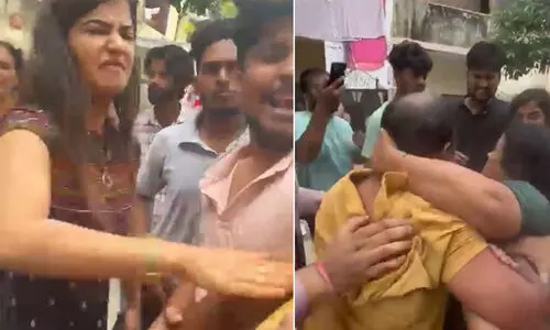 ബലാത്സംഗ ഭീഷണി മുഴക്കിയയാളെ വീട്ടിലെത്തി ‘കൈകാര്യം ചെയ്ത്’ കോൺഗ്രസ് വനിത നേതാവും സംഘവും -വിഡിയോ