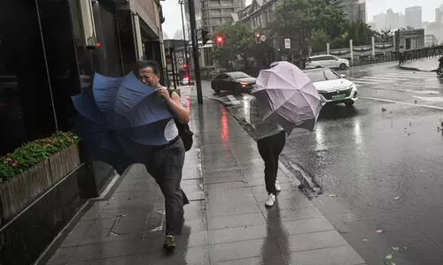 ‘യാഗി’ക്കു പിന്നാലെ ’ബെബിങ്ക’യും; 70 വർഷത്തിനിടെ ഷാങ്ഹായിയെ വിറപ്പിച്ച് ശക്തമായ കൊടുങ്കാറ്റ്