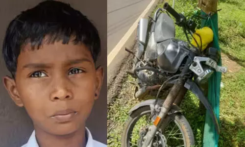 അമിത വേഗത്തില്‍ എത്തിയ ബൈക്ക് ഇടിച്ച് പരിക്കേറ്റ വിദ്യാർഥി മരിച്ചു