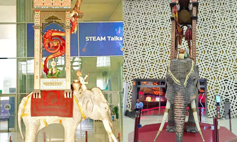 elephant clock elephant clock