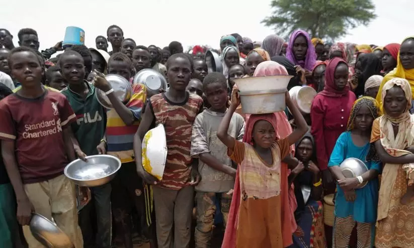 ഭൂമിയിലെ നരകമായി സുഡാൻ; കൊടുംപട്ടിണിയിൽ പ്രതിദിനം പത്ത് കുട്ടികളെങ്കിലും മരിക്കുന്നു ഭൂമിയിലെ നരകമായി സുഡാൻ; കൊടുംപട്ടിണിയിൽ പ്രതിദിനം പത്ത് കുട്ടികളെങ്കിലും മരിക്കുന്നു