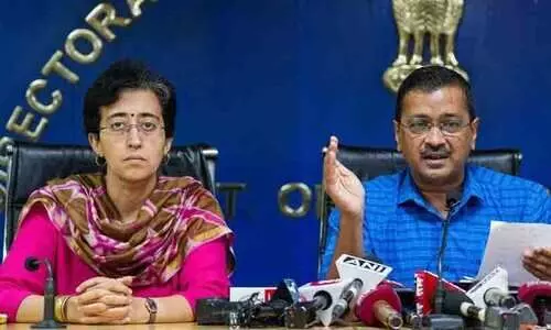 Atishi marlena and Aravind Kejriwal