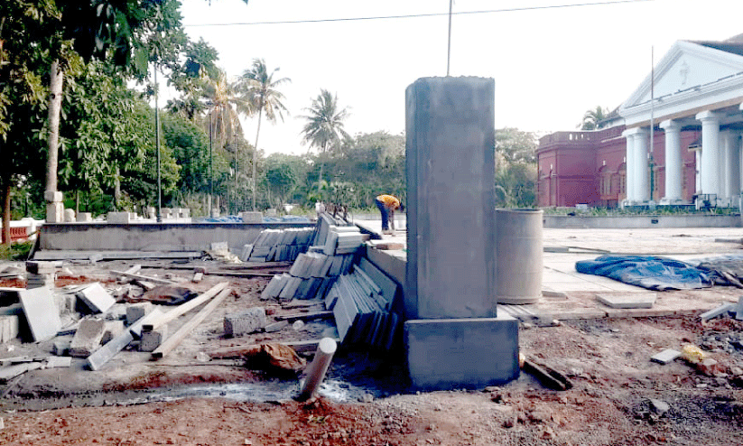 കോടതി ഉത്തരവ്‌ ലംഘിച്ച്‌ കനകക്കുന്നിൽ നിർമാണം