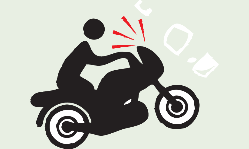 ബൈക്ക് റേസിങ് നടത്തി അപകടം; യുവാവിനെതിരെ കേസ്​