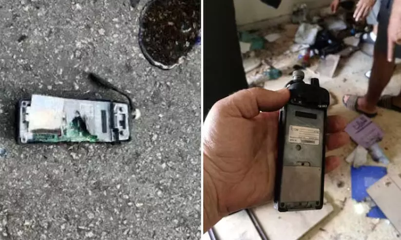 ലബനനിലെ വാക്കി-ടോക്കി പൊട്ടിത്തെറി; മരണം 20 ആയി ലബനനിലെ വാക്കി-ടോക്കി പൊട്ടിത്തെറി; മരണം 20 ആയി