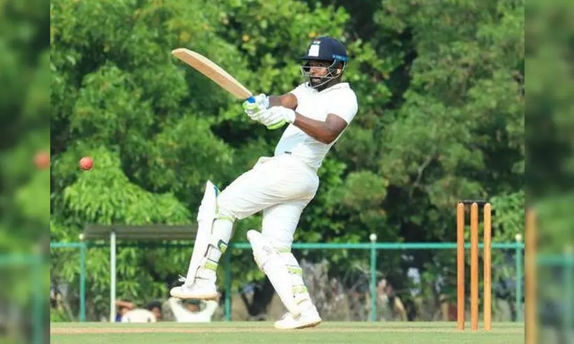 സഞ്ജു വെടിക്കെട്ട്; സെഞ്ച്വറിക്കരികെ (83 പന്തിൽ 89*); ദുലീപ് ട്രോഫിയിൽ ഇന്ത്യ ഡി മികച്ച നിലയിൽ
