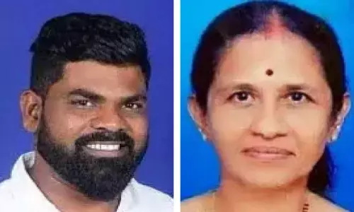 മ​നോ​ജ് കു​മാ​ർ മം​ഗ​ളൂ​രു മേ​യ​റും ഭാ​നു​മ​തി ഡെ. ​മേ​യ​റു​മാ​വും