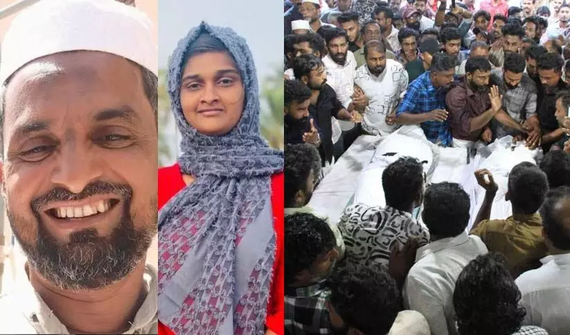 സ്വപ്നങ്ങളും പ്രതീക്ഷകളും ബാക്കിയാക്കി പിതാവിനും മകൾക്കും അന്ത്യവിശ്രമം