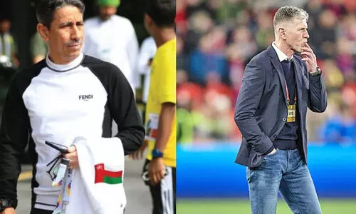 1. പുതിയ കോച്ച് റഷീദ് ജാബിർ 2. പുറത്താക്കിയ മുൻ കോച്ച് ജറോസ്ലാവ് സിൽഹവി 1. പുതിയ കോച്ച് റഷീദ് ജാബിർ 2. പുറത്താക്കിയ മുൻ കോച്ച് ജറോസ്ലാവ് സിൽഹവി