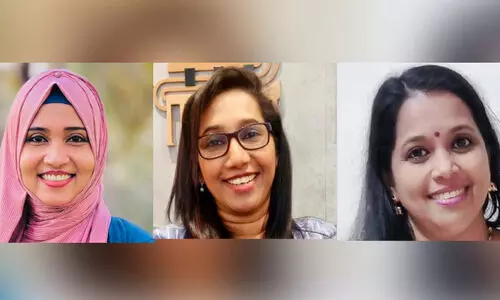 റ​സീ​ന ഹൈ​ദ​ർ, ലേ​ഖ ജെ​സ്റ്റി​ൻ, ദീ​പ പ്ര​മോ​ദ്