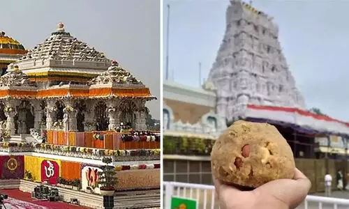 മൃഗക്കൊഴുപ്പ് വിവാദം: അയോധ്യയിലെ പ്രാണ പ്രതിഷ്ഠക്കിടെ തിരുപ്പതി ലഡു വിതരണം ചെയ്തിരുന്നെന്ന് മുഖ്യ പുരോഹിതൻ