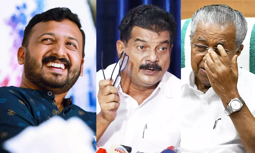 Rahul Mamkootathil, Pinarayi Vijayan, PV Anvar Rahul Mamkootathil, Pinarayi Vijayan, PV Anvar
