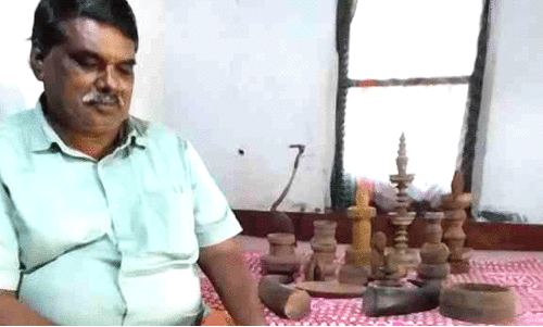 കൈകളിൽ വിരിയുന്നത് ജീവൻതുടിക്കുന്ന ശിൽപങ്ങൾ