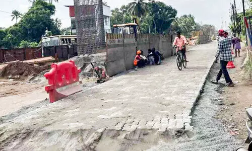 Aroor flyover construction