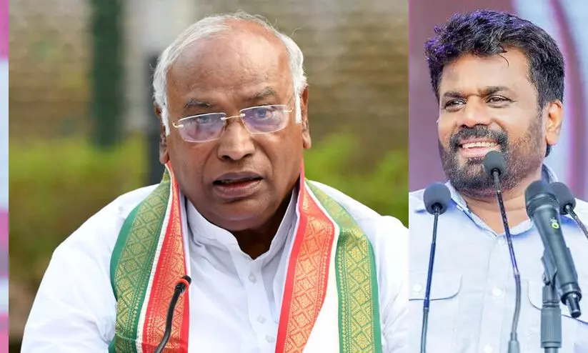 Anura Kumara Dissanayake, Malikarjun Kharge