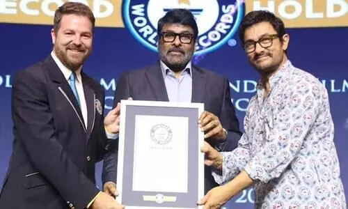 Chiranjeevi sets Guinness Record as Most Prolific Film Star in Indian Cinema