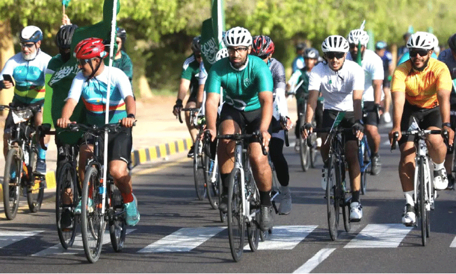 cycle rally-saudi national day