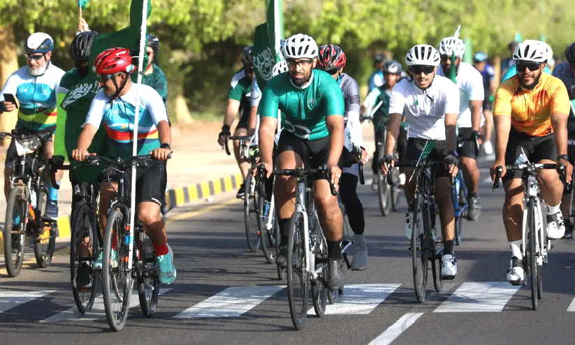 cycle rally-saudi national day