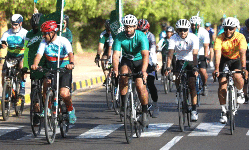 cycle rally-saudi national day