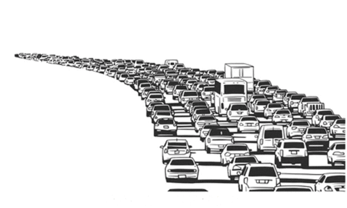 തിരക്കിൽ നട്ടം തിരിഞ്ഞ് നടക്കാവ് രഘുനാഥ് റോഡ്