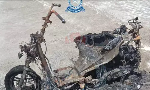 Motorcycle Burning incident,