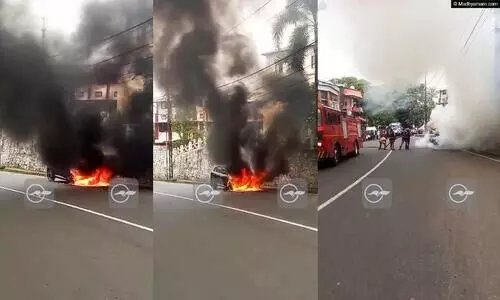Aluva Car Fire